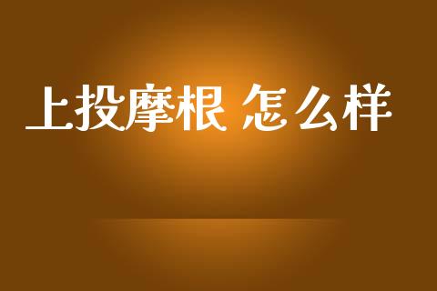 上投摩根 怎么样_https://wap.yjjixie.cn_港股行情_第1张