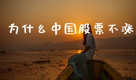 为什么中国股票不涨_https://wap.yjjixie.cn_港股行情_第1张
